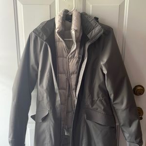 Womens Eddie Bauer Down 3-in1 jacket.